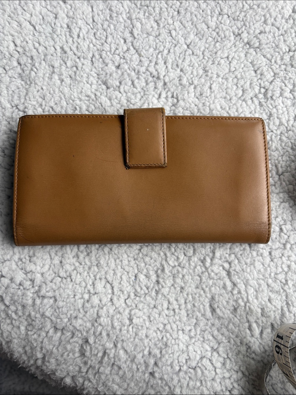 Gucci Interlocking Gold GG Calfskin Camel Colored Leather Continental Wallet - Picture 3 of 14
